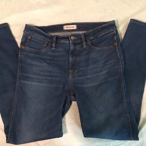 Madewell High rise skinny jeans